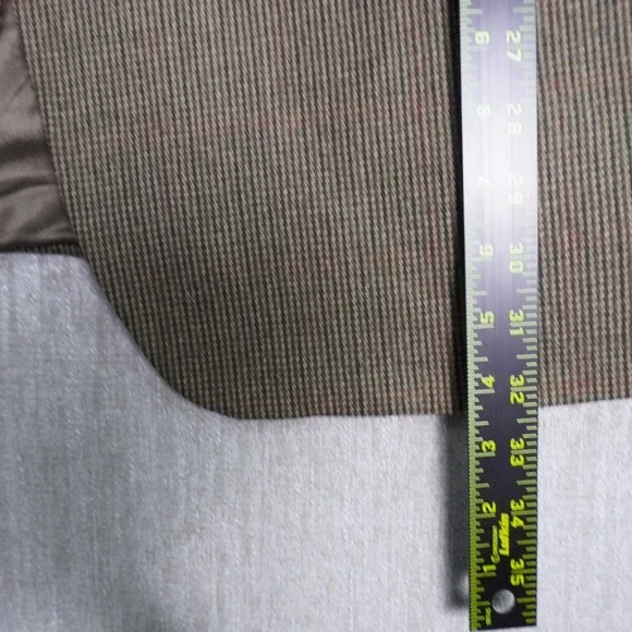 VTG Chaps Ralph Lauren Blazer Sport Coat Men 48R 100% Virgin Wool 2 Button - Picture 9 of 10